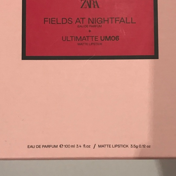 NWT Limited Ed. Zara Fields At Nightfall Eau de Perfume & Lipstick Gift … - Picture 2 of 4